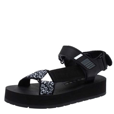 prada jacquard sandals|Prada shoes for women.